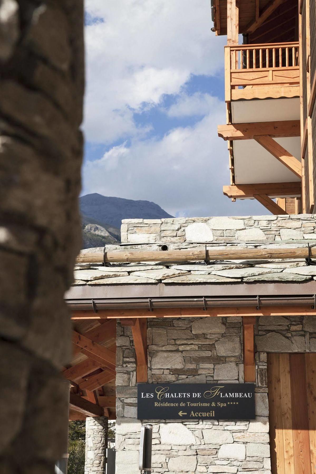 Cgh Residences & Spas Les Chalets De Flambeau Lanslebourg-Mont-Cenis Dış mekan fotoğraf