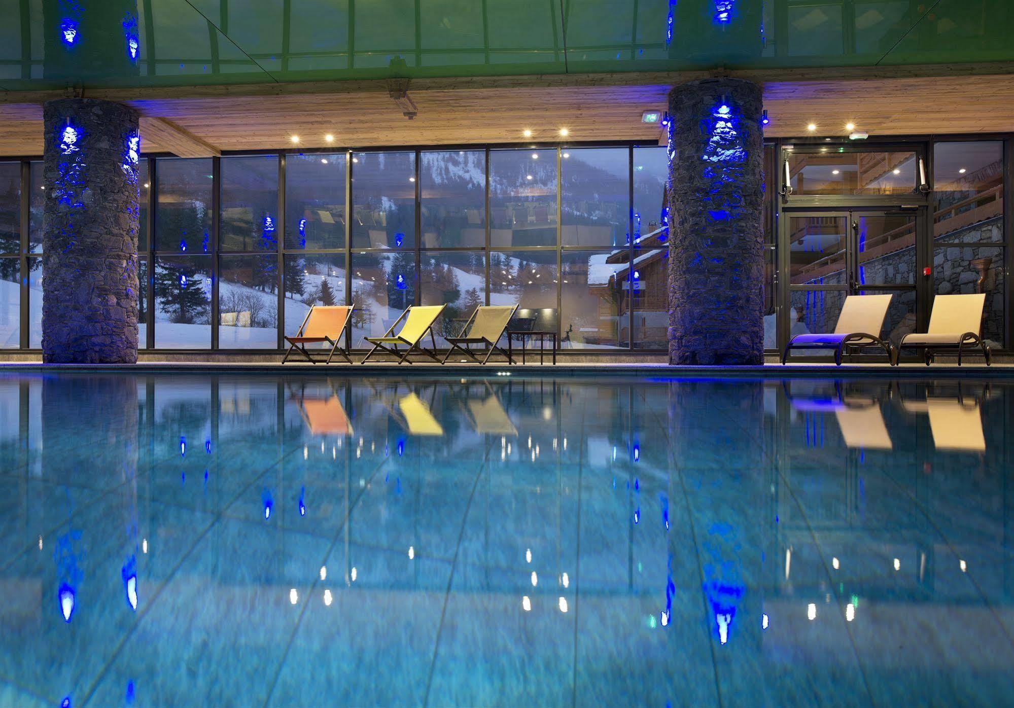 Cgh Residences & Spas Les Chalets De Flambeau Lanslebourg-Mont-Cenis Dış mekan fotoğraf
